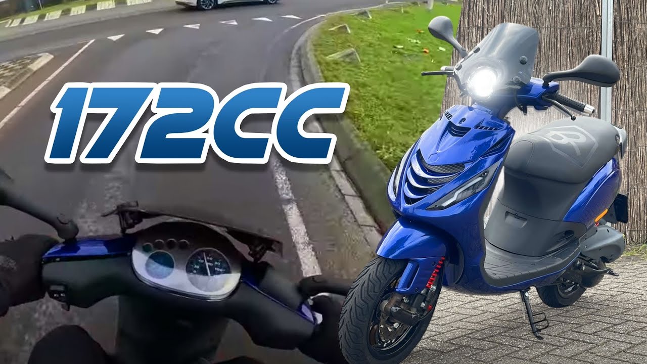 TEST RIT OP DE MOTORZIP 172CC