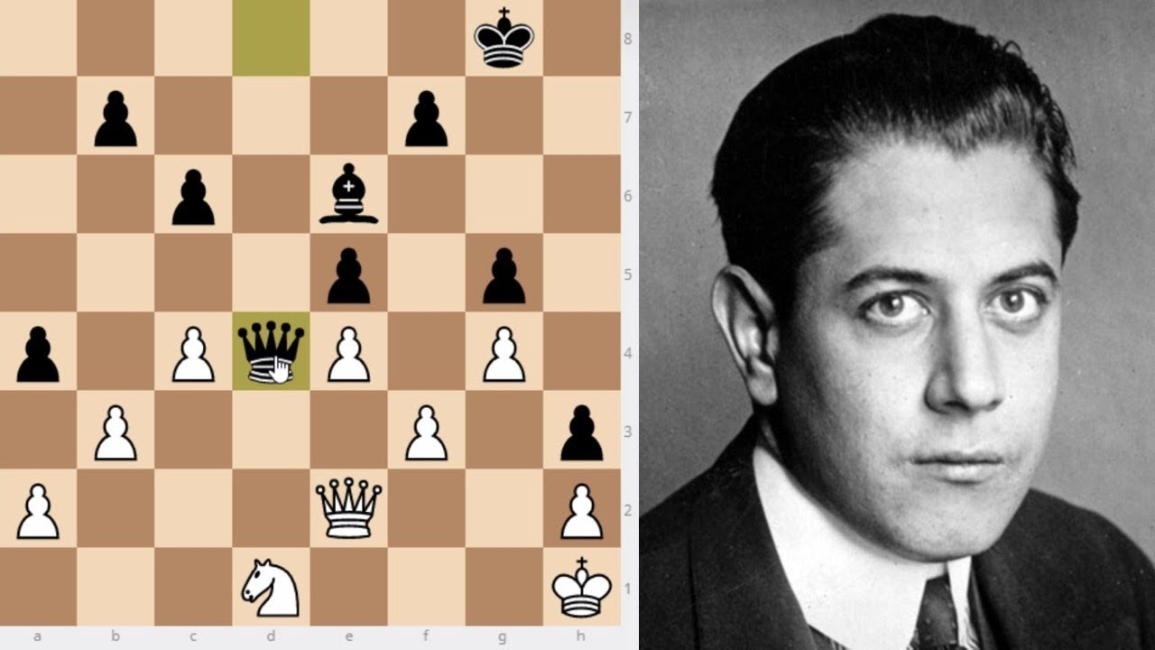 Kline vs Capablanca - Straight To The Winning Endgame