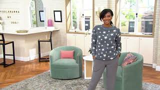 Koolaburra by UGG Brushed Back Sherpa & Cozy Fleece Joggers on QVC