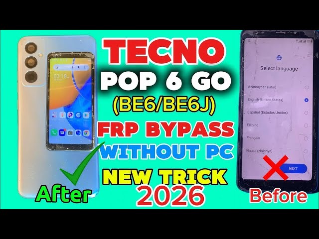 ALL TECNO SPARK 3 Hard Reset TecnoKB7i, KB7J,KB8J Remove Pin
