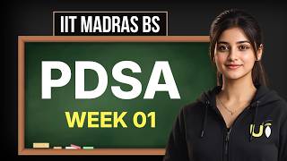 Complete PDSA Week 01 + Question Practice |  Diploma Level | IIT Madras BS Degree