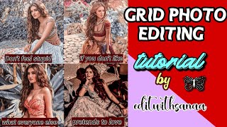 Grid photo editing tutorial !! editwithsanaa screenshot 3