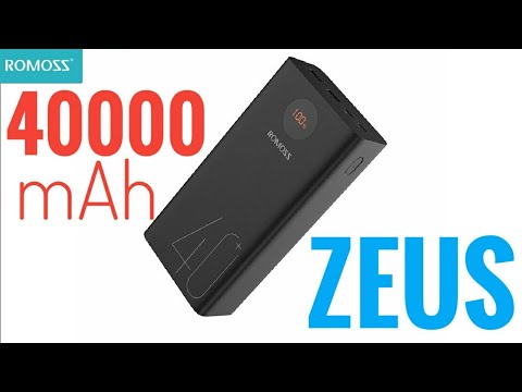 ROMOSS (PEA40) Zeus  40000mAh Power Bank 18W. Обзор и тест.