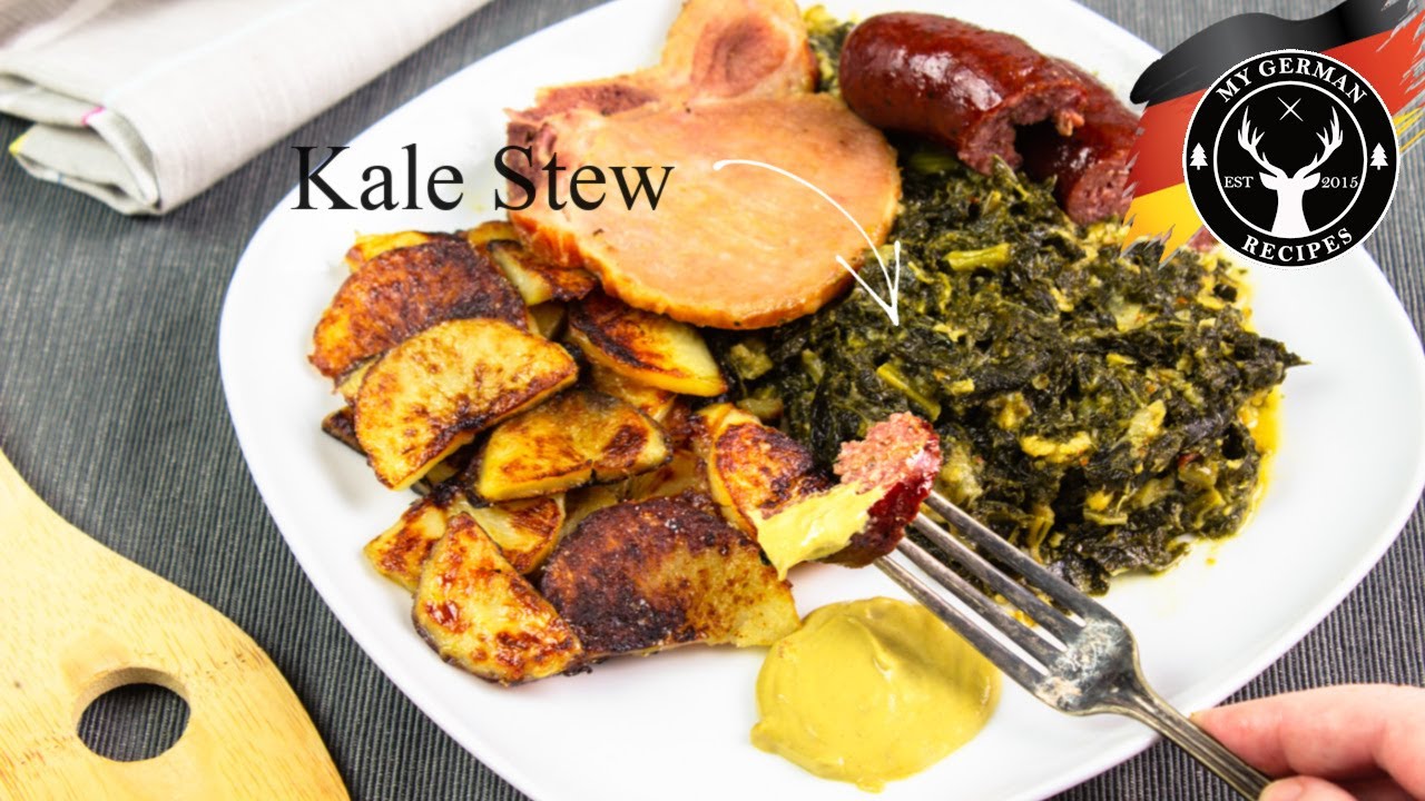 How to make German Kale Stew MyGerman.Recipes YouTube