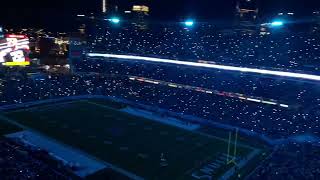 Titans /49ers light show halftime