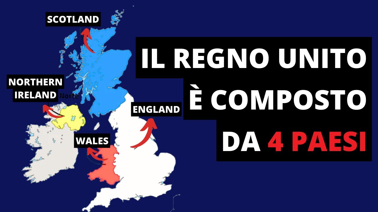DIFFERENZA tra INGHILTERRA, REGNO UNITO e GRAN BRETAGNA
