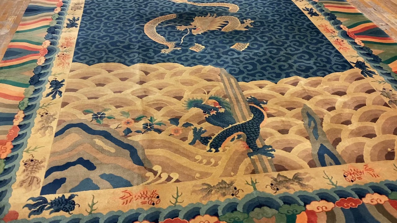 Chinese Art Deco Carpet 