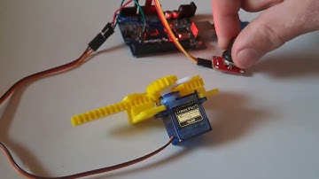 Control Linear Servo Actuator with Potentiometer using Visuino