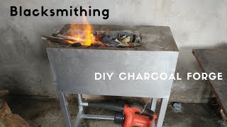 Blacksmithing - Building a simple DIY Charcoal Forge