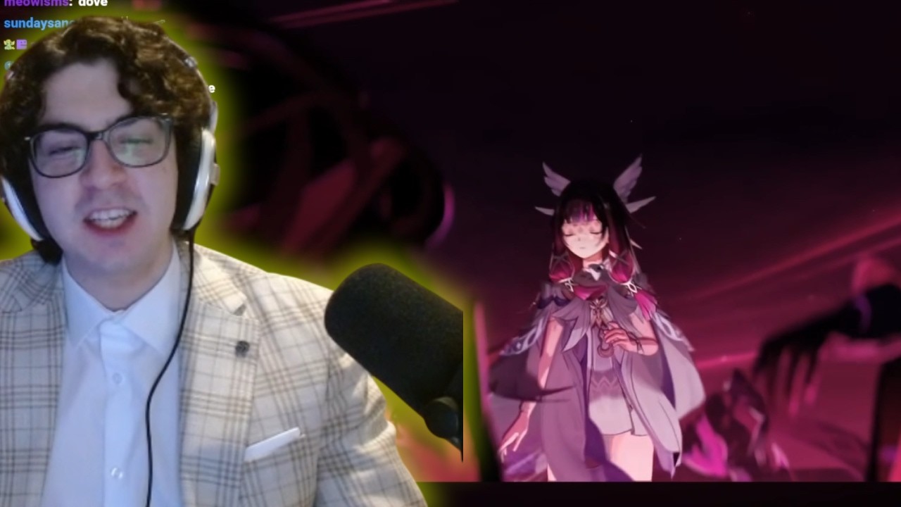 [zy0x] bro reacts to the columbina character teaser (he loses it for her)