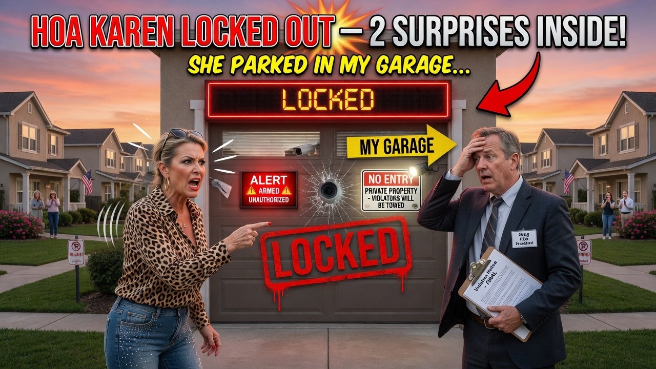 HOA Karen Kept Parking in My Garage — So I Locked the Door and Left Her ...