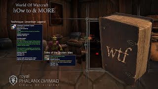 Inscription Unwritten Legend-Tales of the Broken Isles-the WTF Book