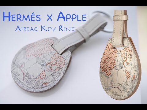 Why THIS Hermés Leather Key Ring is a HIDDEN GEM ???? | AirTag Hermès Key Ring - Béton | Review