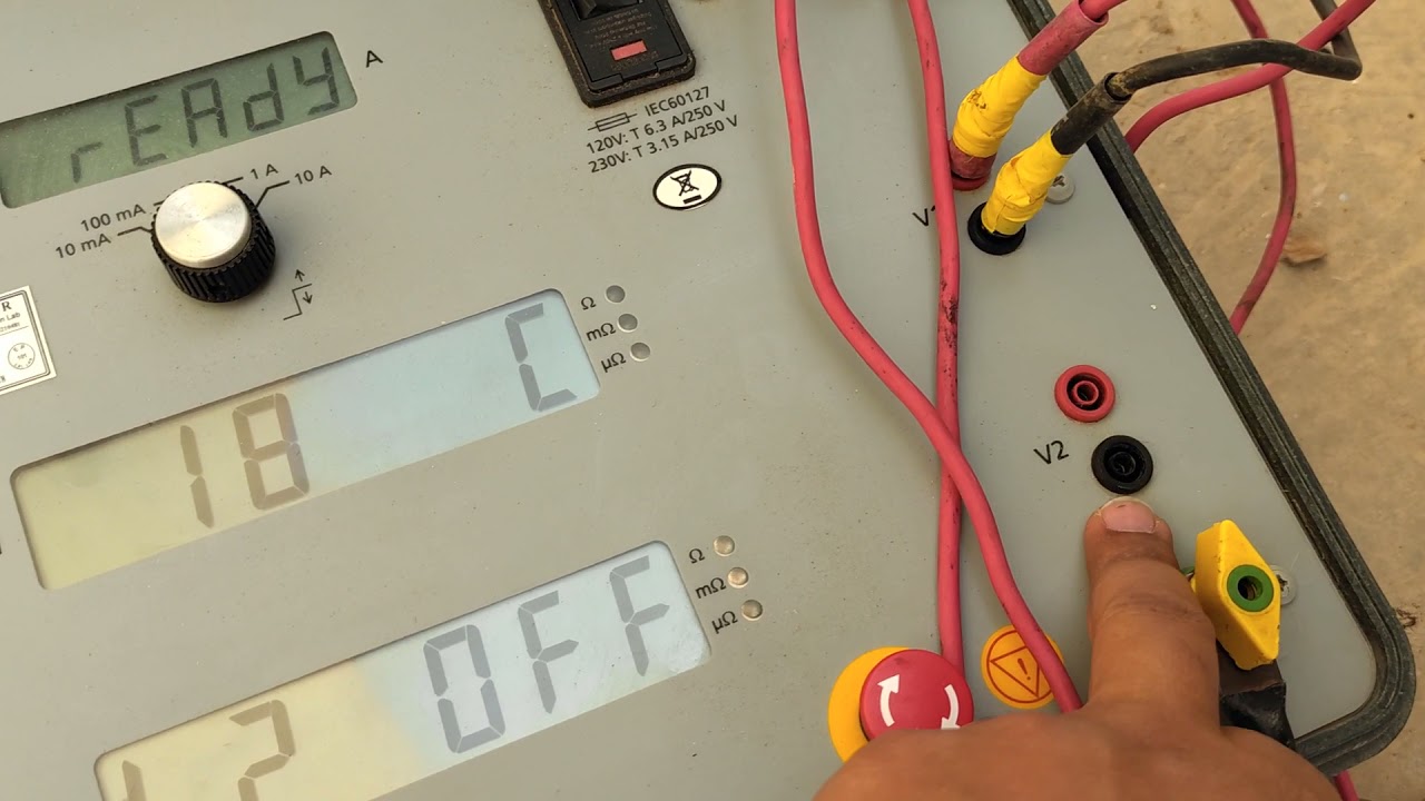 transformer winding resistance test