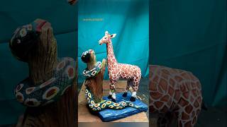 the art of animal....#art #clayart #artwork #viralartvideo @artbyabhijit01