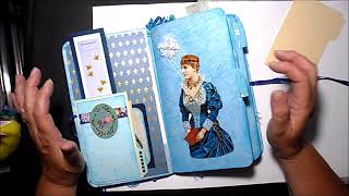 Blue Ladies Diary Junk Journal 2017 (SOLD)