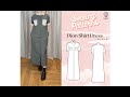 Dion Shirt Dress Sewing Video // Digital PDF Sewing Pattern Size UK 2-18 // Luyion