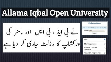 Aiou Workshop Marks//Aiou Workshop Result//Aiou workshop result spring 2021//Aiou workshop marks