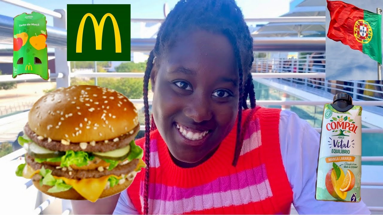JE TESTE MCDO AU PORTUGAL 🍔DÉGUSTATION 🍟 FAST FOOD 🍔| Alicia Belissima 🌸