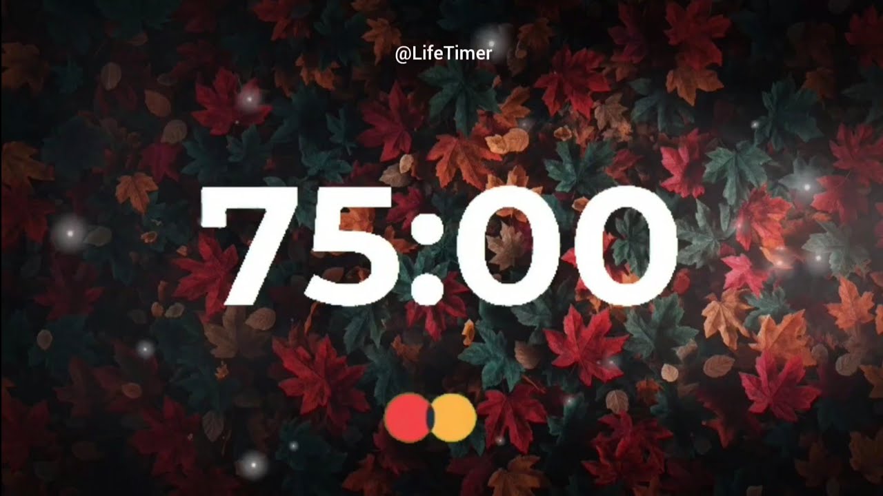 75 Minutes Countdown Timer 🎶 | Focus & Study Music | Relaxing Timer ...