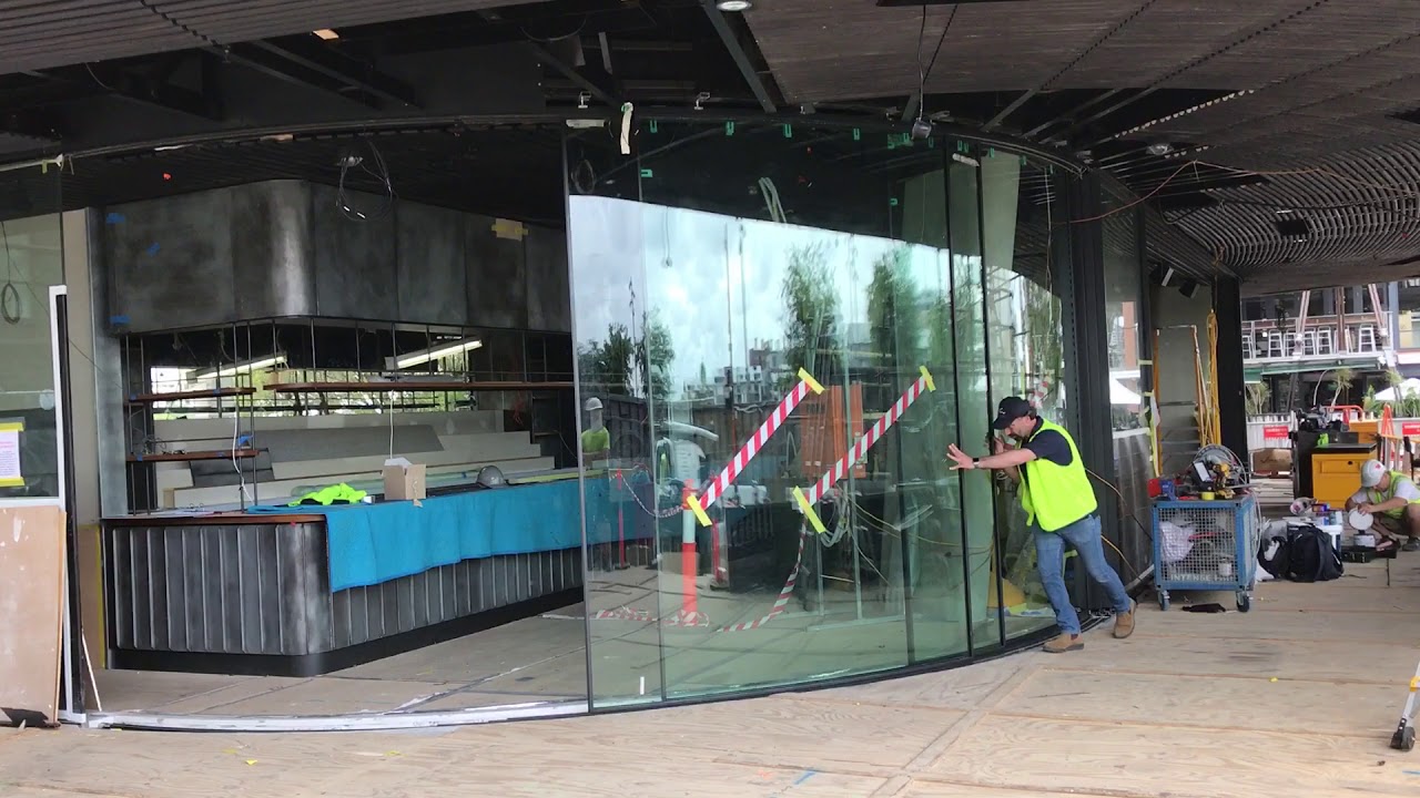Curved sliding doors Sydney YouTube