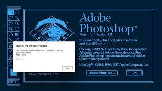 Evolution of Adobe Photoshop [Program Screen]