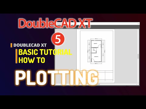 DoubleCAD XT 5 How To Plotting Floor Plan Tutorial For Beginner