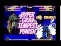 MvC2 - Magneto/Storm DHC Punish (Magneto Hyper Grav)