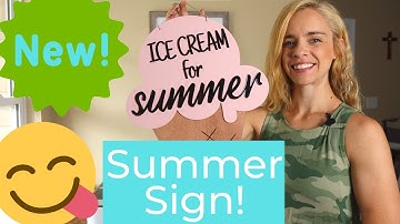 New Laser Cut Summer Sign on Glowforge