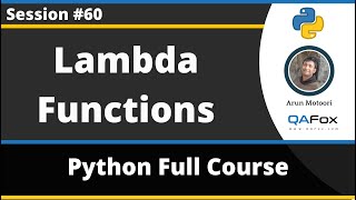 Celebrity Lambda function in Python (Python Tutorial - Part 60) Wealth