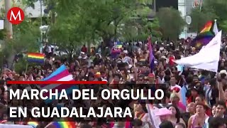 Realizan la Marcha del Orgullo 2026 en Guadalajara, Jalisco