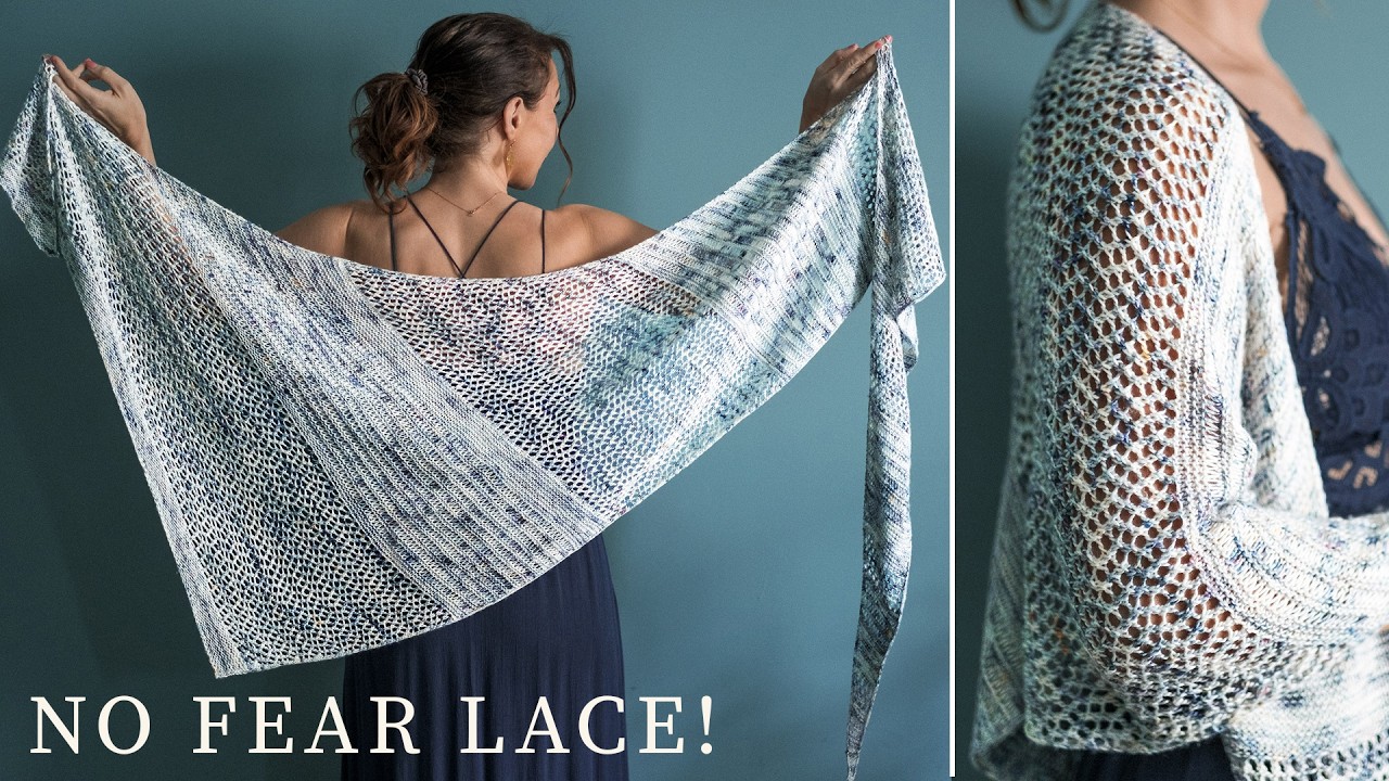 Очень просто! Как связать кружево для начинающих — создайте потрясающую шаль по узору «Пранаяма»!
