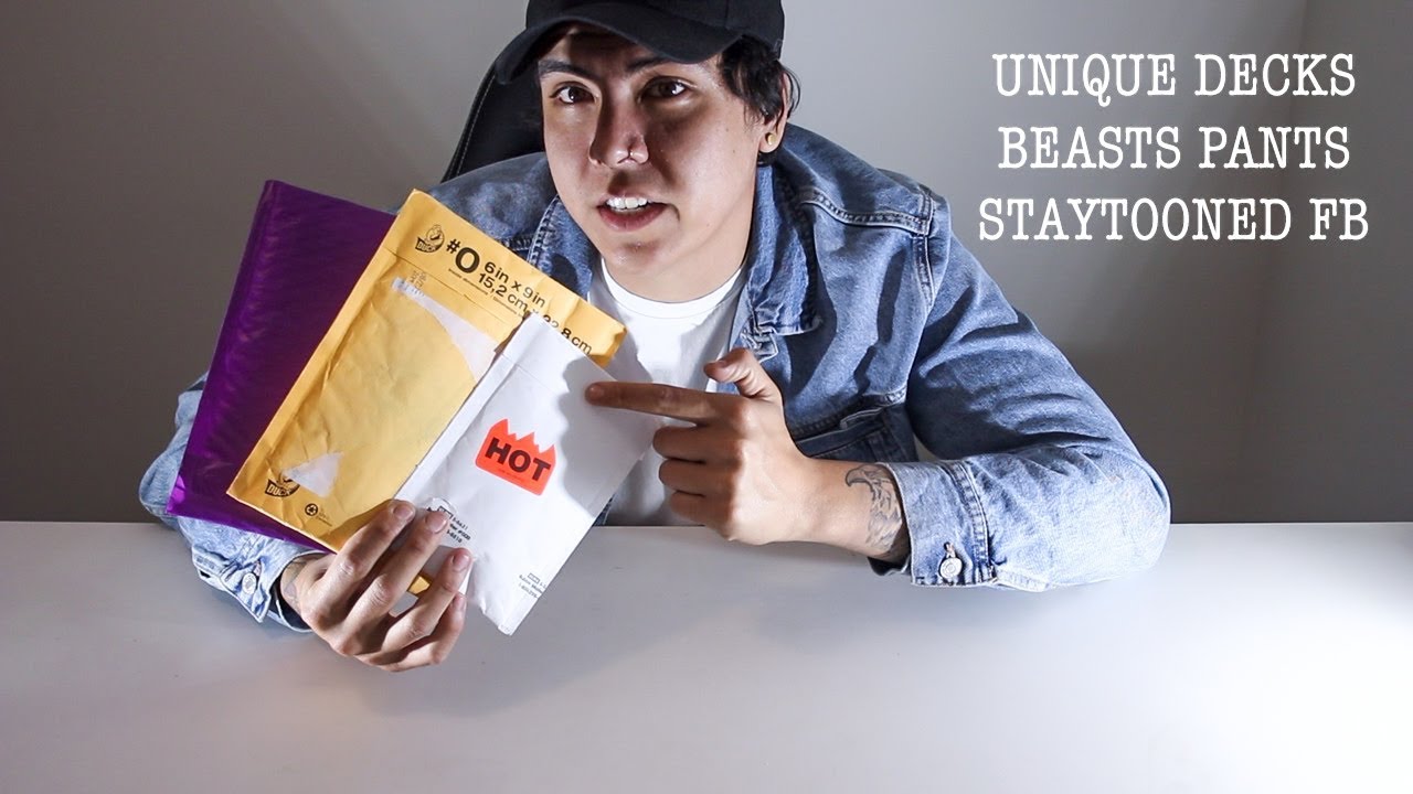 HUGE TRIPLE FINGERBOARD UNBOXING ! UNIQUE DECKS , BEAST PANTS