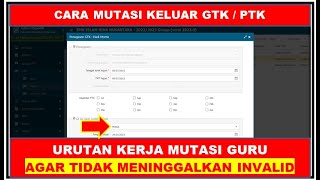 CARA MEMUTASIKAN GURU DARI DAPODIK TAHUN 2023 CARA MEMUTASIKAN GURU DARI DAPODIK TAHUN 2023