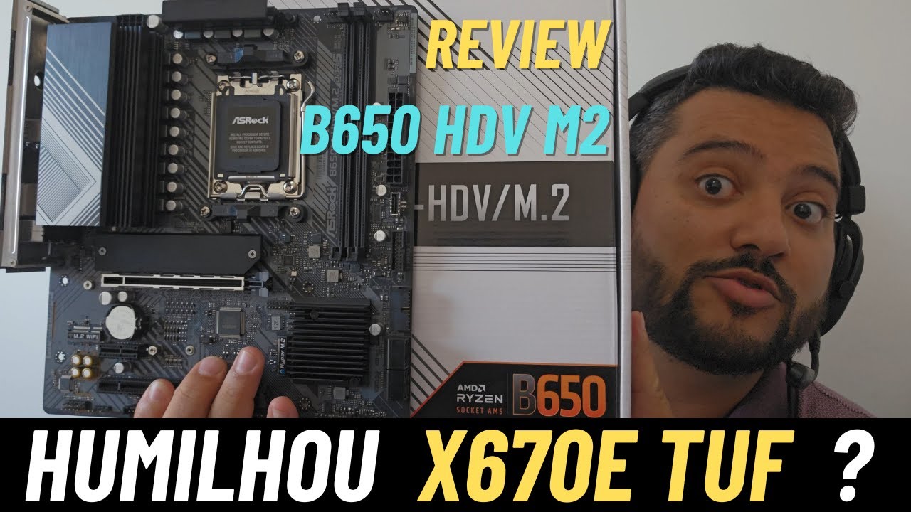 B650 M HDV M2 ASROCK Review - Melhor plaquinha intermediária AM5
