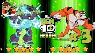 2 NEW ALIENS Character SHOCK ROCK & RATH Unlocked! Ben 10 Heroes - iOS / Android Gameplay Part 3 screenshot 1