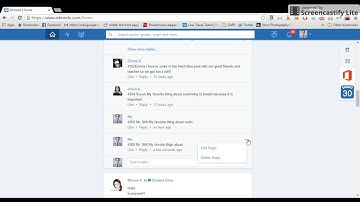 How to Edit & Delete Comments in  Edmodo