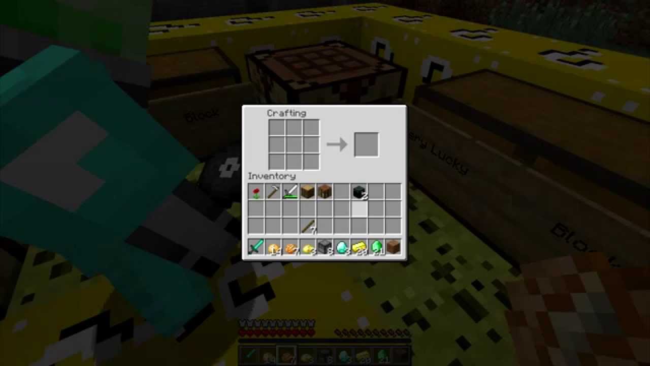 Minecraft Mod Showcase: Lucky Block Mod! - YouTube