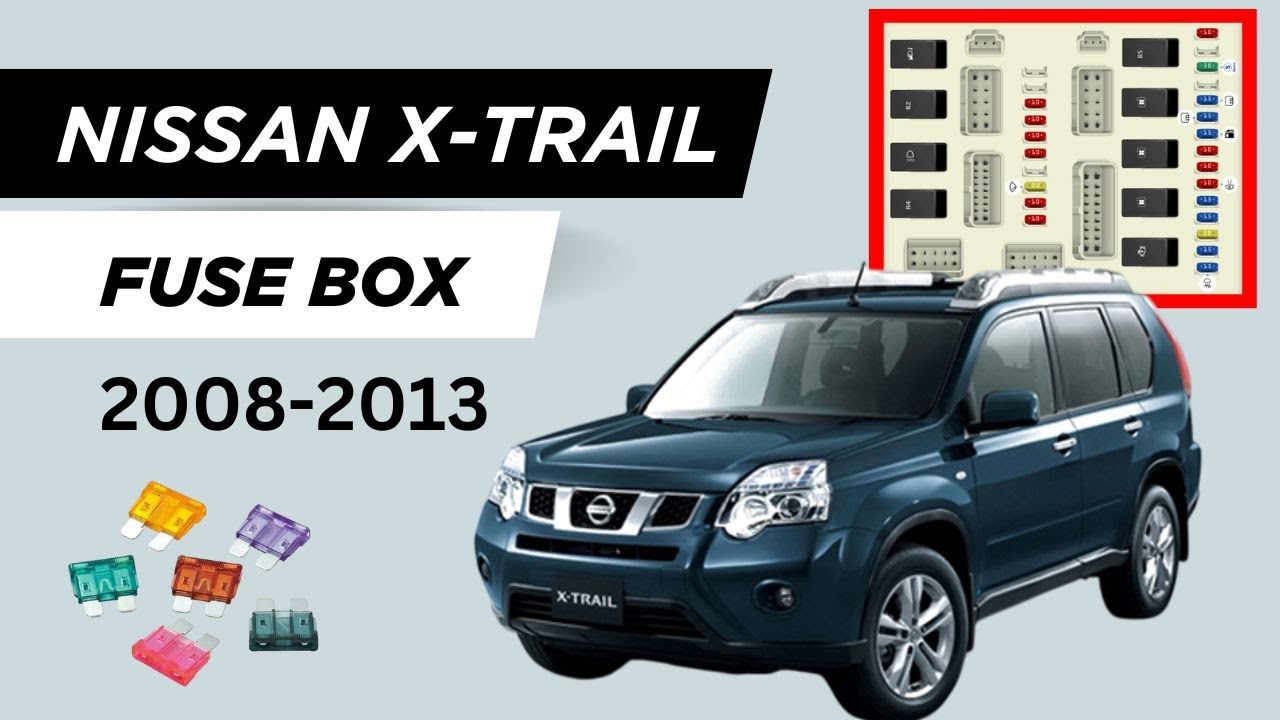 Nissan X-Trail (T31, 2008-2013) Fuse Box Diagram & Relay Identification