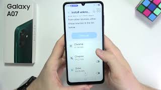 सैमसंग A07: अज्ञात ऐप्स कैसे इंस्टॉल करें screenshot 1