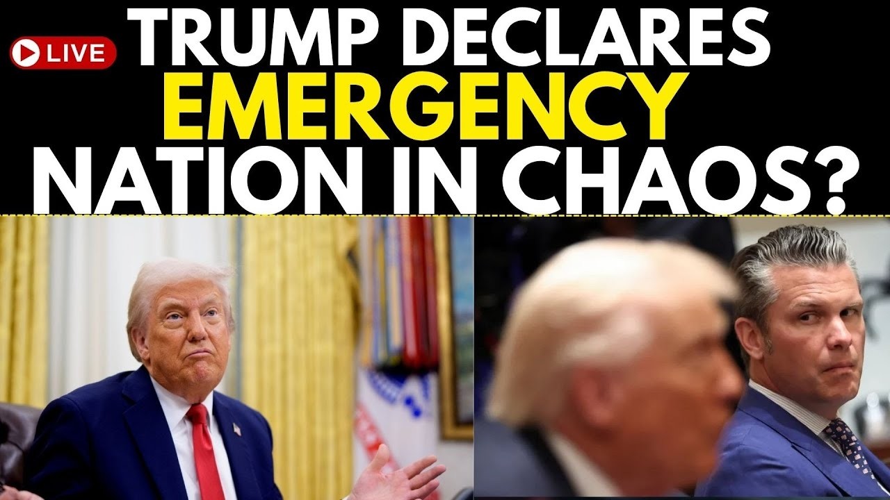 US Breaking News LIVE: Donald Trump's Urgent Announcement | US On High Alert? | White House LIVE