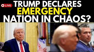 US Breaking News LIVE: Donald Trump's Urgent Announcement | US On High Alert? | White House LIVE