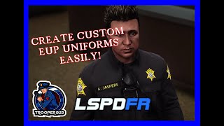 lspdfr tutorial |  how to make custom eup uniforms!