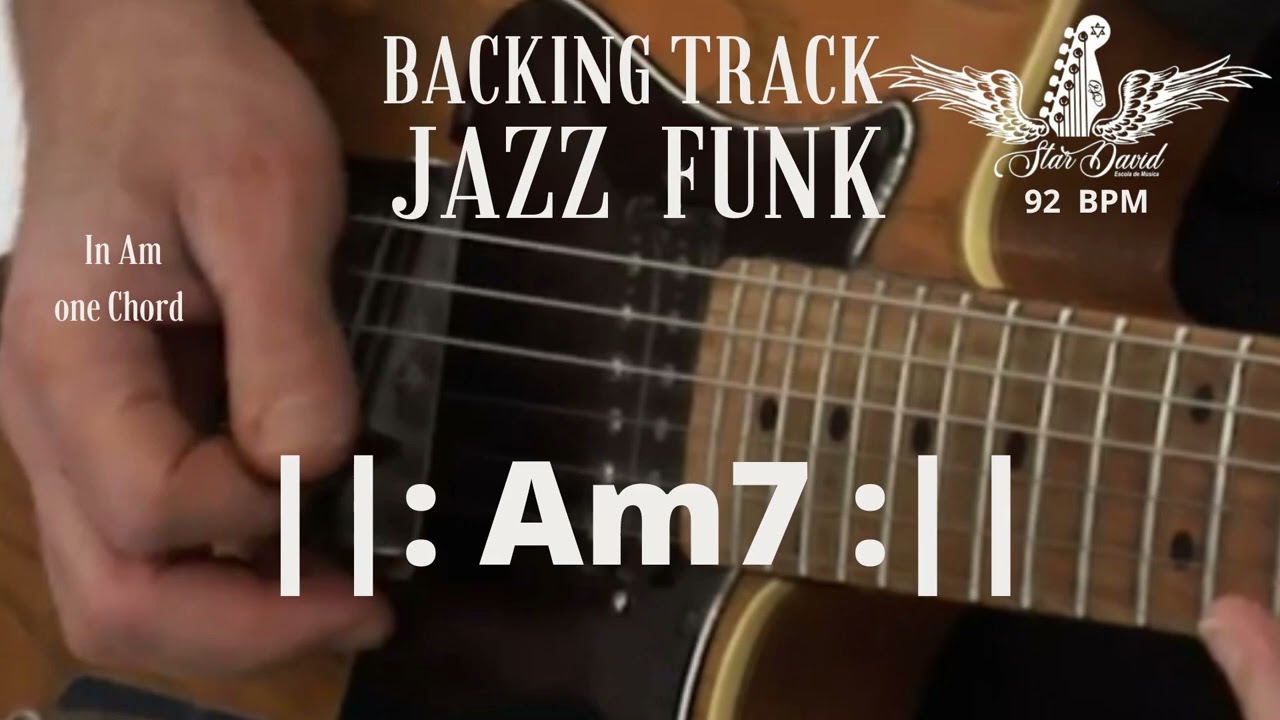 Backing Track Jazz Funk  in Am7 One Chord