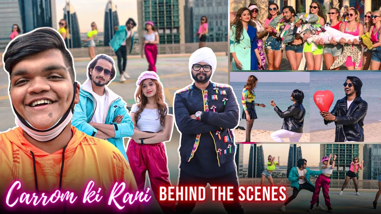 Carrom Ki Rani Bts (Behind The Scenes) -- Smileplease | Ramji Gulati | Mr. Faisu | Jannat Zubair