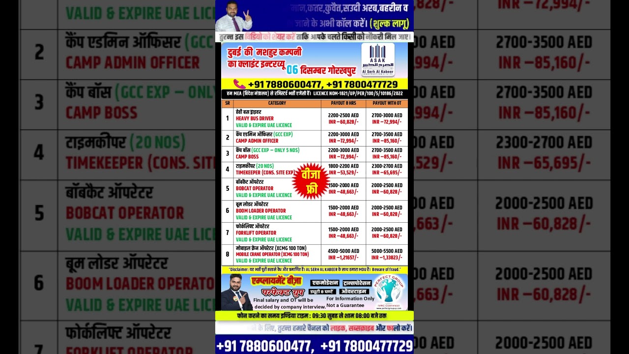 HEAVY BUS DRIVER INTERVIEW DUBAI 2025