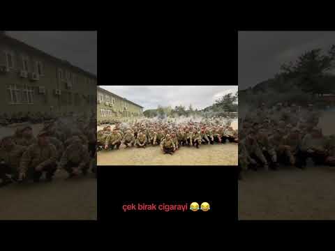 Türk askerinden sigara