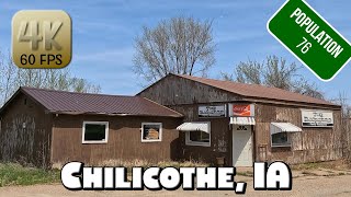 Driving Around the Tiny Village Chilicothe, IA in 4k Video