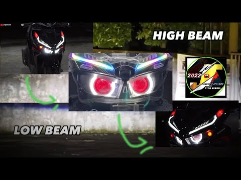 modif lamp led new honda vario 125 - YouTube