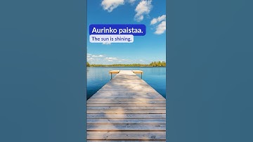 The Weather in Finnish (Introduction)